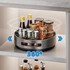 Kitchen Rotating Multi-layer Storage Rack Desktop Spice Rack Tray Rotating Multi-functional Household Bedroom Storage Box Supplies