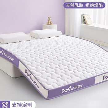 Catman Latex Mattress Cover Soft Cushion Home Bedroom Dormitory Student Single Tatami Sponge Mattress Cushion