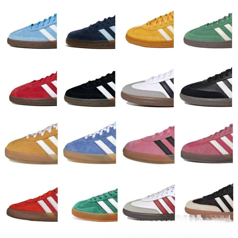 รองเท้า Putian รองเท้าฝึกซ้อม Samba ของ Adidas Originals รองเท้าฝึกซ้อม Adidas สำหรับผู้ชายและผู้หญิง รองเท้าผ้าใบสีขาวอเนกประสงค์ รองเท้าผ้าใบลำลองแนวสปอร์ต