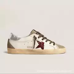 Casual Genuine Leather Star New Flat-Soled Inner Heightening Men's and Women's White Shoes Heightening Korean Style Retro Dirty Shoes