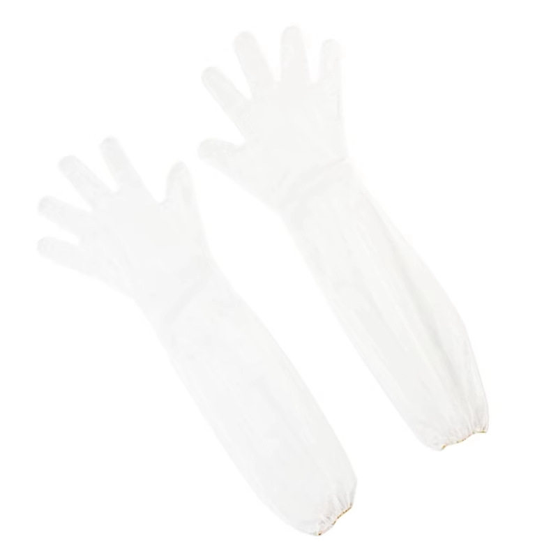 Long Arm Gloves Household Protection CPE Disposable Food Grade Kitchen Gloves Leftened Thickened Waterproof Girdle