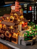 Совместимость со строительными блоками Lego серии building city Hongyadong street view assembly игрушка-украшение для мальчика подарок на день рождения