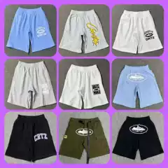 Cross-Border Classic Alcatraz Print Summer New Loose Trendy Hip-Hop Shorts for Men and Women