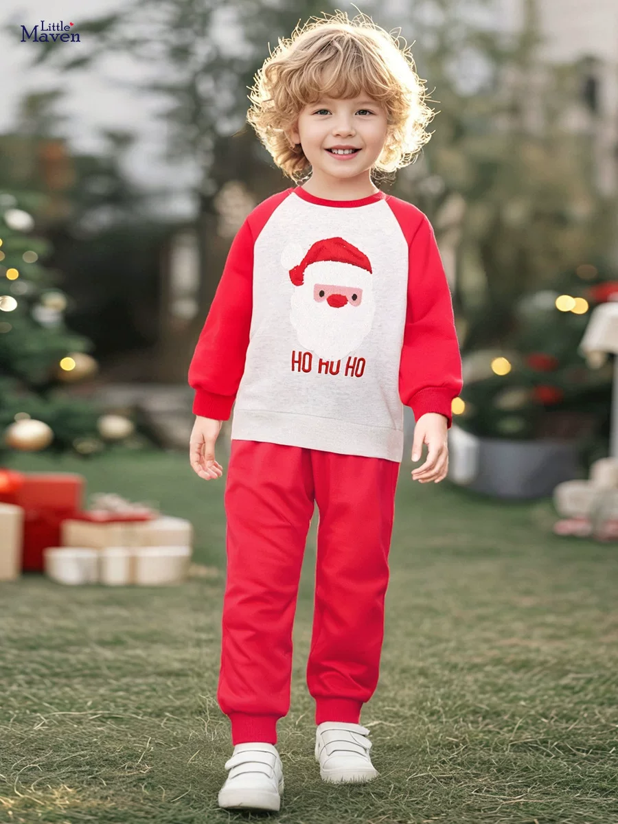 Vente en gros ensemble enfant Noël, ensemble garçon fête style, tenue enfant automne
