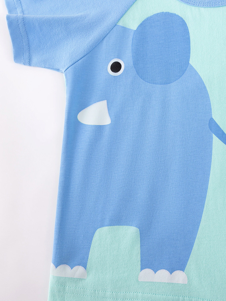 Summer Boys' Short-sleeve Set, [Style] Kids' 2-piece Outfit, Casual Baby Children's Clothing