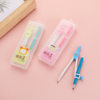 compass student exam ruler suit clip pencil compass standard drawing tools school supplies stationery wholesale