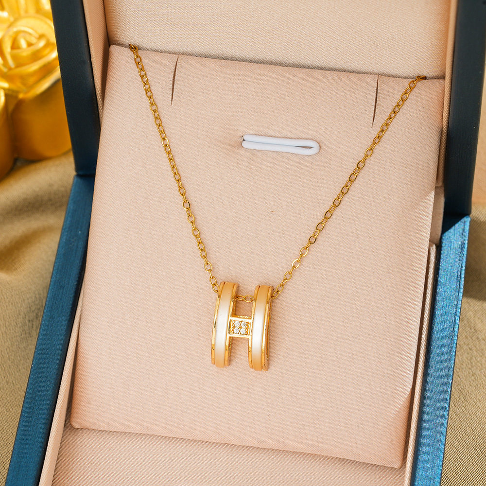 206 オパール H ネックレス - ゴールド