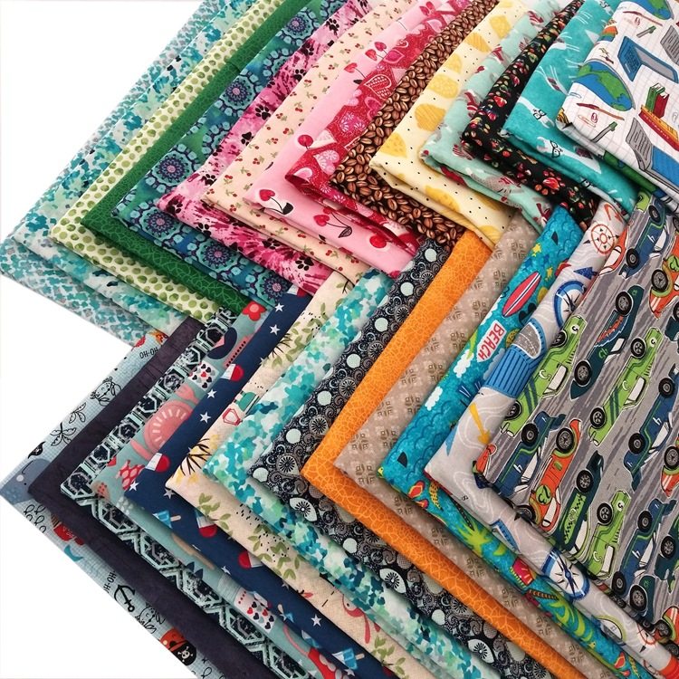 New DIY handmade cotton fabric tablecloth garment bag handmade patchwork group fabric