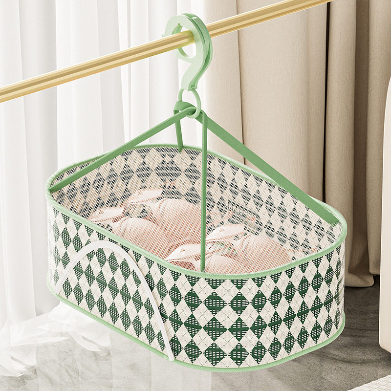 Clothes Basket Tiled Clothes Net Pocket Cashmere Sweater Anti-Deformation Sweater Intimates Socks Home Multi-Functional Balcony