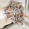 Navajo Sun Blanket Thickened Knitted Bohemian Office Nap Air Conditioning Blanket Sofa Blanket Baby Blanket