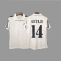 2001-02 UEFA Champions League Winner Real Madrid Home with #14 Guti + Patch