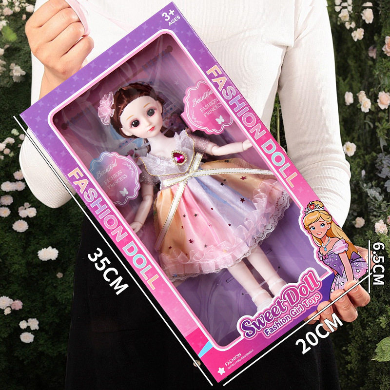 教培机构礼物盒装洋娃娃玩具女孩儿童玩具礼盒套装换装公主娃娃