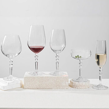 Rogaska Slovenia High-End Crystal Champagne Glass Set Gift Box European Style Home Luxury Wine Glass