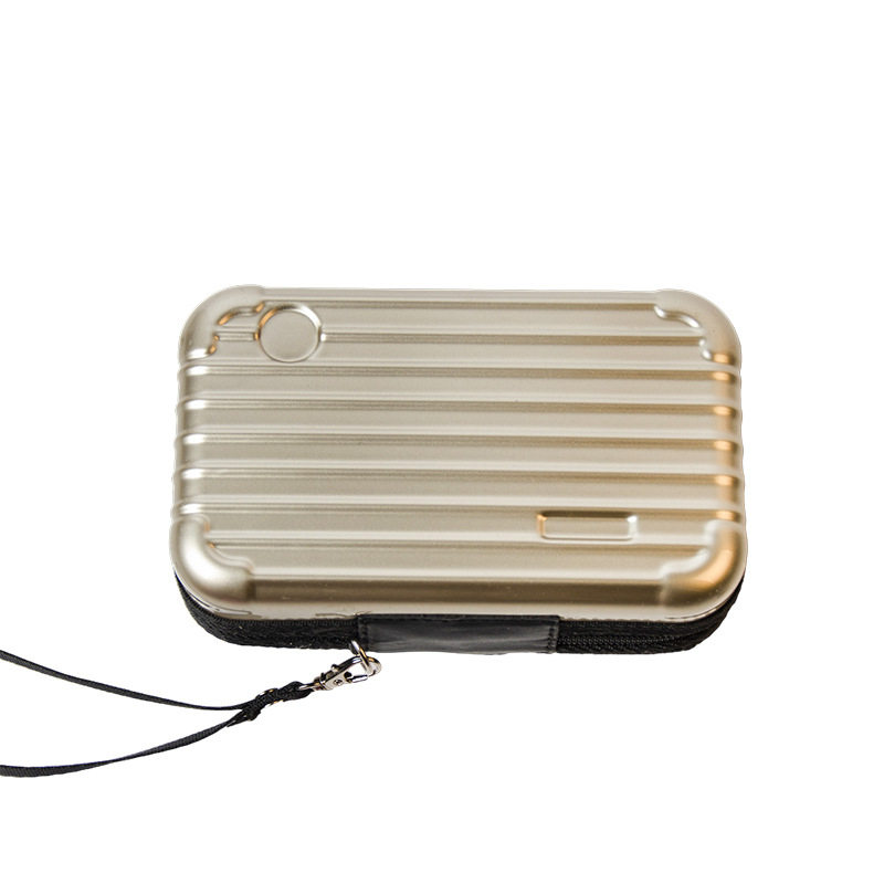 New 7inch Hard Shell Waterproof Cosmetic Bag Crossbody Travel Large Capacity Women's Small Portable Storage Bag Portable Outing