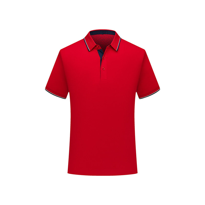 桑蚕丝翻领短袖polo衫工作服t恤广告文化衫厂服工衣定制印字logo
