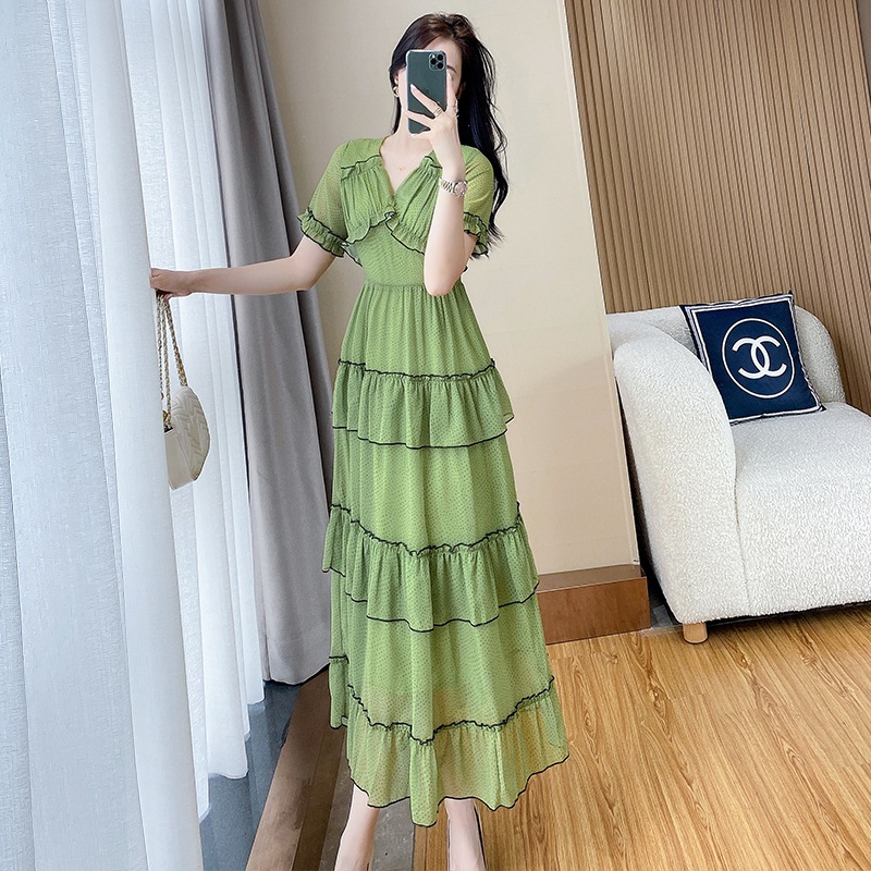 (Mới) Mã K4887 Giá 1230K: Váy Đầm Liền Thân Dáng Dài Nữ Dotdhi Hàng Mùa Hè Thời Trang Nữ Chất Liệu G04 Sản Phẩm Mới, (Miễn Phí Vận Chuyển Toàn Quốc).