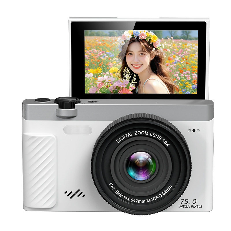 3inch Flip Screen Wifi High-Definition Digital Camera 75 Million Pixels 5K Video Recording 18X Zoom 5K Video Camera
