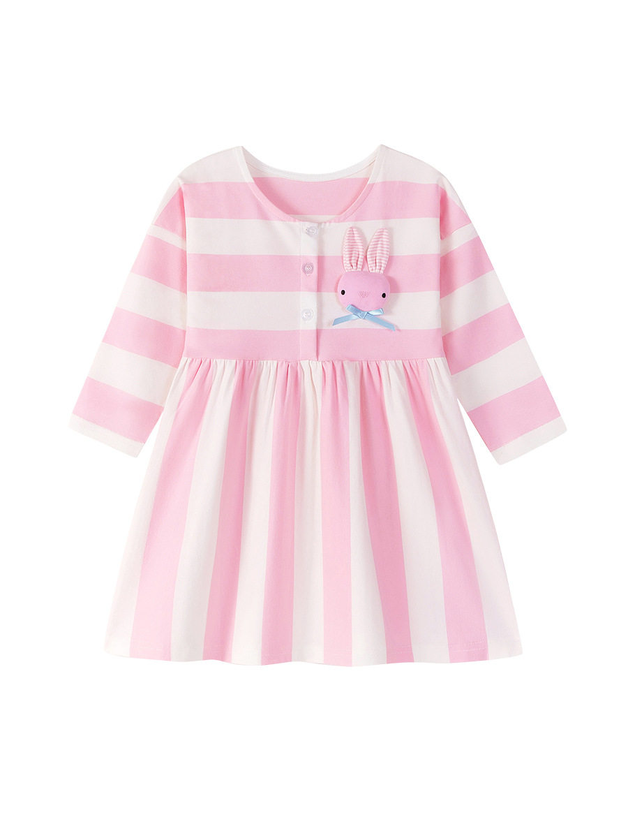 Girls' Dress, [Style] Children's Skirt, Cute Striped Skirt for Girls