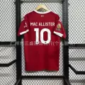 25-26 liverpool home red fan version (no. 10)