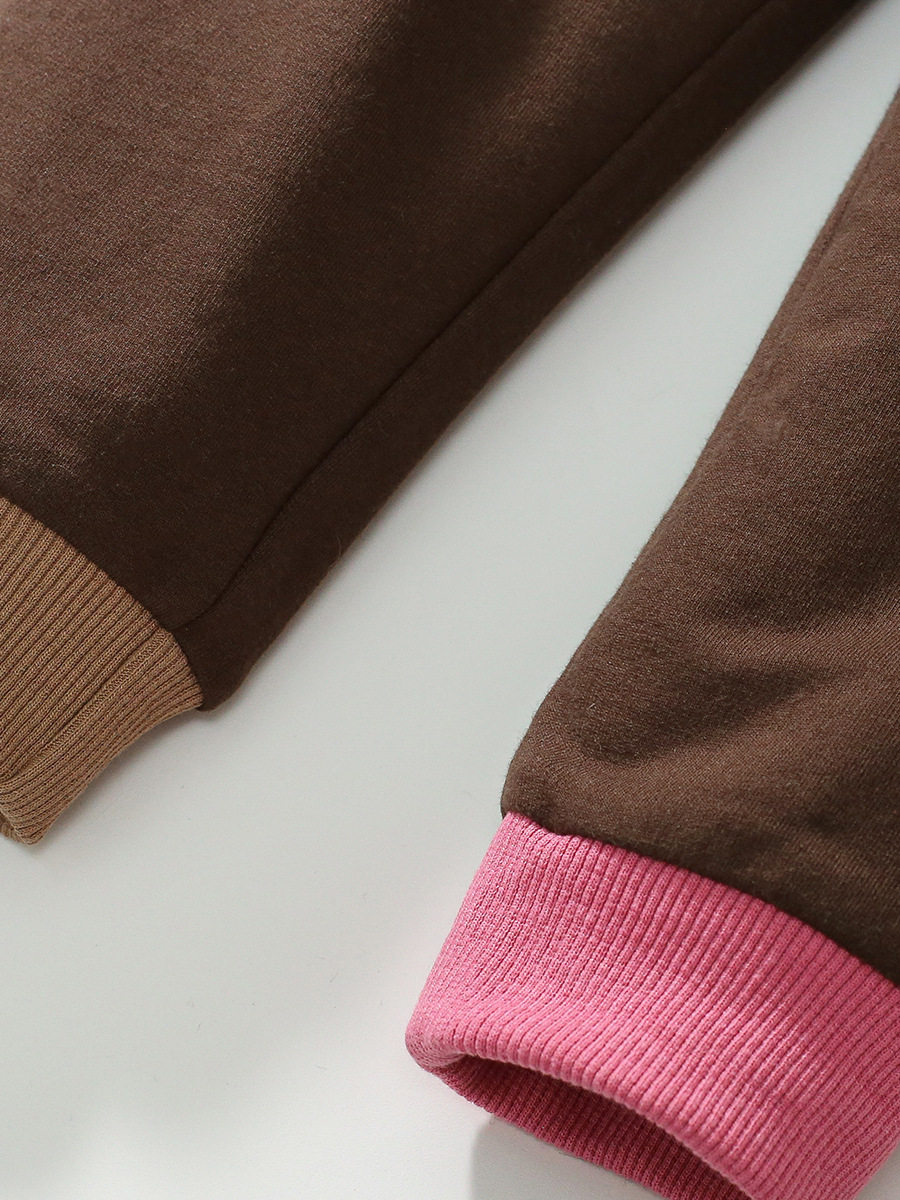 New Kids' Embroidered Set, Autumn Cute Long-Sleeve Outfit