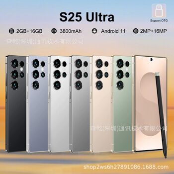 2025 new cross-border mobile phone S25 Ultra 6.6 inch smartphone 2 16G Android manufacturers wholesale Android 11