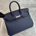 Dark blue silver buckle [non-returnable and non-exchangeable]