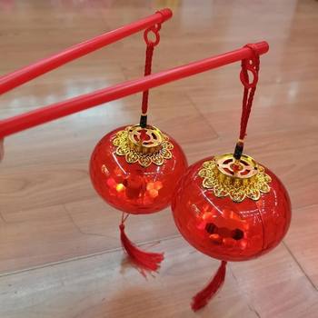 New Year, Spring Festival, New Year's Day, Handheld Lanterns, Flower Lanterns, Crystal Red Lanterns, Glowing Toy Lanterns, Children's Supply Chain