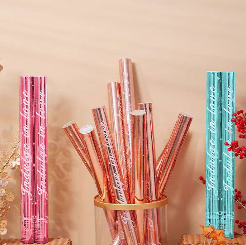 Petal Salute, Wedding Petals, Rain Gift Tube, Fireworks Tube, Wedding Spray Tube, Wedding Supplies, Hand-Held Ribbon