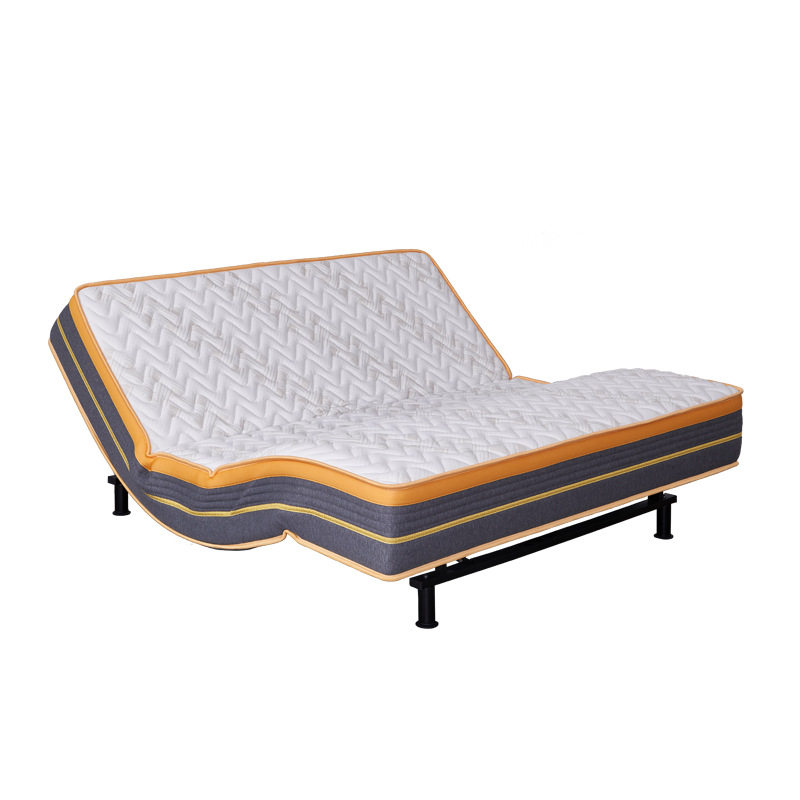 Electric bed double multi-functional latex intelligent adjustable mattress for the elderly automatic home lifting adjustable bed