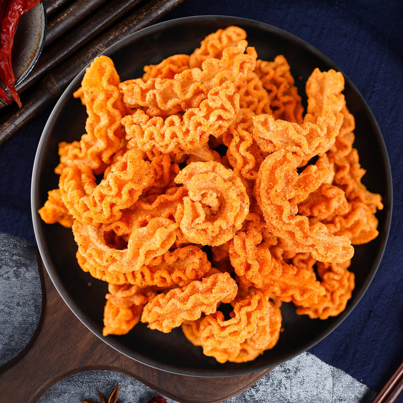 Sener Xiang Eight Claw Burning Shake Sound Net Red Explosions Spicy Snacks Crispy Snacks Office Greedy Snacks Wholesale