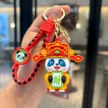 Panda keychain-full fortune panda standing posture