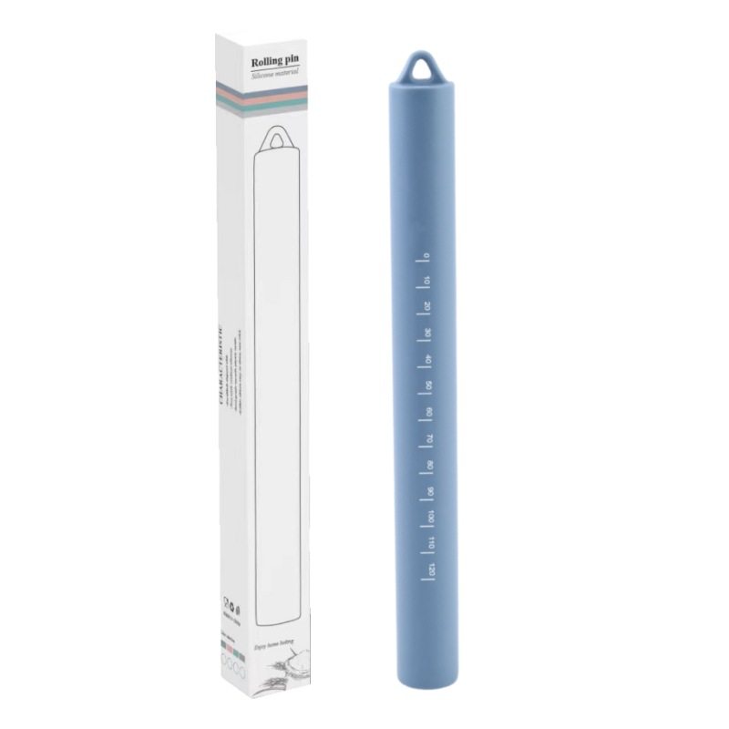 Silicone Rolling Pin, All-Inclusive Stainless Steel Rolling Pin, Baking Flour Stick, Special Tool for Dumpling Skin, Kneading Stick