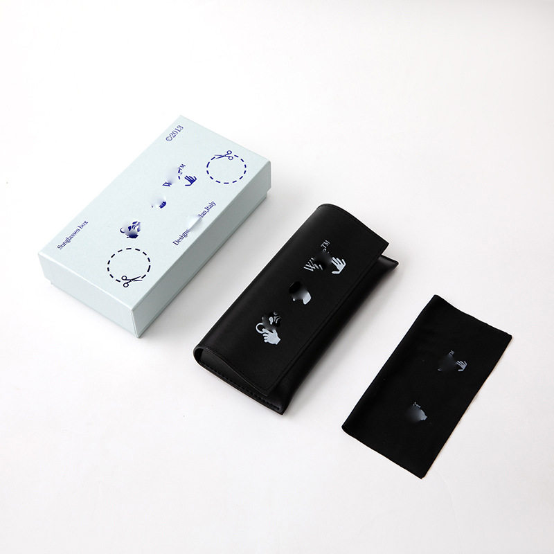 Simple anti-stress fragrance portable storage set new high-end brand fashion high-quality sunglasses sunglasses glasses case