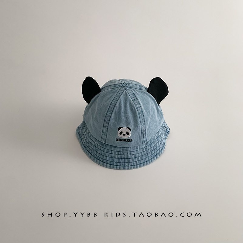 ライトブルー+帽子周り48～50cm/参考年齢8ヶ月～2歳+サイズ選択