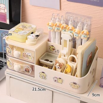 Desktop Drawer Type Stationery Storage Box Sanrio Student Storage Rack Lipstick Cosmetic Storage Box