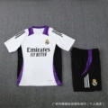 2425 short sleeve real madrid white with purple