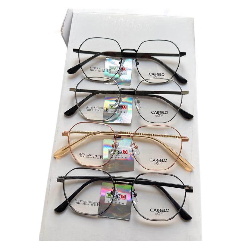 Plate Leg Retro Glasses Frame Student Glasses Frame Wide Side New Korean Round Polygon Titanium Ultra Light Glasses Frame