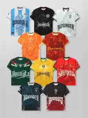 Youngla Co-Branded World Cup Jersey Digitally Printed Short-Sleeved Breathable T-Shirt Fitness Wear 2026 Summer New Style