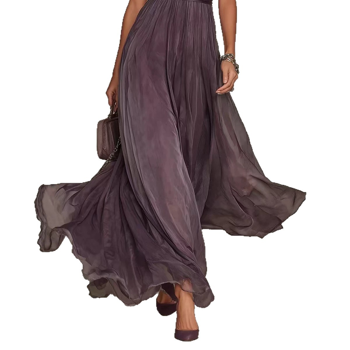 Elegant Lace Collar Waist Defined Dress Spring Summer Collection Fashionable Design Suitable for Casual or Formal