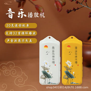 Small Pendant Mp3 Player Outdoor Home Portable High-Definition Sound Quality Card Charging Pocket Radio