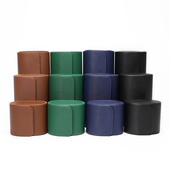 Spot Genuine Leather Texture Cross Pattern Pu Leather Watch Packaging Box 1 2 3 Watch Watch Watch Storage Box