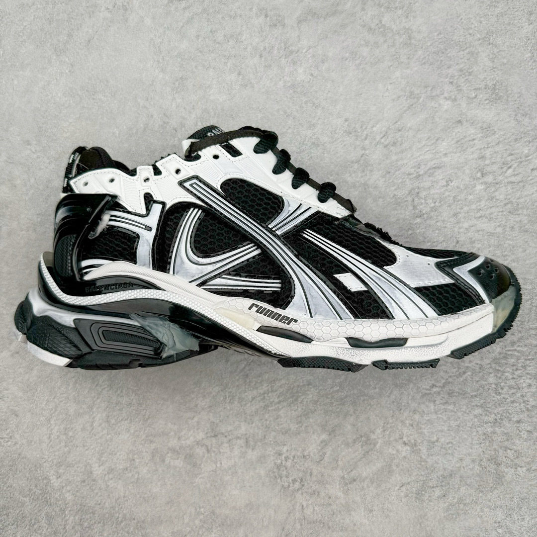 High-end version of B's ​​dad shoes Paris VII jogging shoes RUNNER old height-enhancing casual sports shoes for men and women