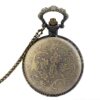 Foreign trade large room gold hammer sickle icon pocket watch bronze embossed earth five-pointed star wheat pocket watch wholesale