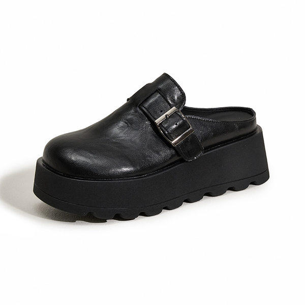 Dép sandal nữ đế dày Birkenstock phong cách mùa hè — Đen, Trắng