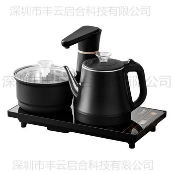 Fully Automatic Water Supply Electric Kettle Tea Set Tea Table Household Integrated Water Pumping Intelligent Electromagnetic Tea Factory Direct Delivery