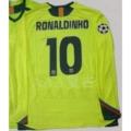 05/06 barcelona away jersey, number 10 print + armband