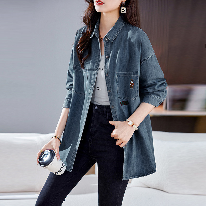(Mới) Mã L1168 Giá 1350K: Áo Khoác Nữ Tetdc Hàng Mùa Xuân Thu Đông Trung Niên Thời Trang Nữ Chất Liệu Jean Bò G04 Sản Phẩm Mới, (Miễn Phí Vận Chuyển Toàn Quốc).