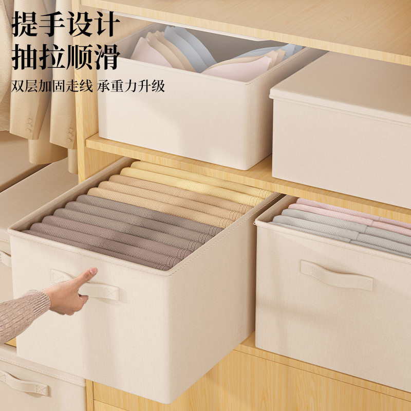 Clothes Storage Box with Lid, Home Wardrobe, Layered Artifact for Clothing and Quilts, Recommended Quilt Organizer Bag by Organizer