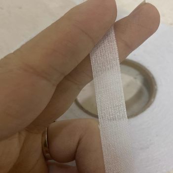 Cashmere Coat Lining with Woven Lining, Shaped Anti-Stretch Belt, Nylon Coat Fiber Strips, Straight Strips, Narrow Strips 5850 Adhesive Lining Strips