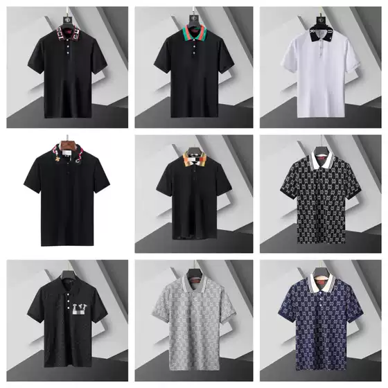 Correct Version 2026 Cross-Border Hot-Selling New Embroidered Polo Shirt High-End Version T-Shirt Casual Sports Unisex Style